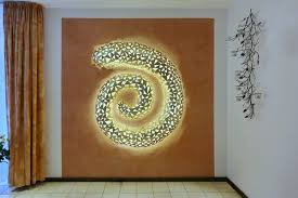 Hinterleuchtete Spiralstruktur Aus Stahlblech Stahlblech Blech Spirale