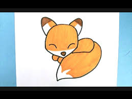 How To Draw A Cute Fox Easy Youtube Fox forest animal cute drawing head portraithand drawn doodle seamless vector pattern. how to draw a cute fox easy youtube