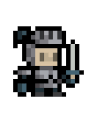 16x16 Knight Sprite By Obinsun Pixel Art Games Pixel Art Characters Pixel Art