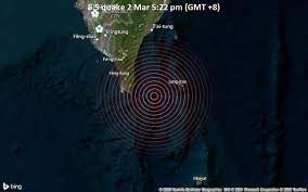 Epicenter at 6.287, 127.293 132.2 km from lukatan (82.2 miles) philippine islands Quake Info Strong Mag 5 4 Earthquake Philippines Sea 47 Km East Of Hengchun Pingtung Taiwan On Tuesday 2 Mar 2021 5 22 Pm Gmt 8 6 User Experience Reports Volcanodiscovery