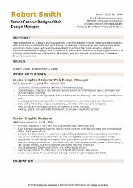 After all, you are applying for a designer job. Senior Graphic Designer Resume Samples Qwikresume