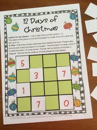 Freebie Christmas Math Games By Games 4 Learning Contains 2 Printable Christmas Math Board Game Christmas Math Christmas Math Activities Christmas Math Games