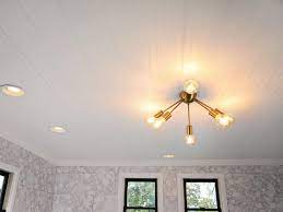 A drop ceiling usually needs at least a nine feet high of a ceiling. How To Replace A Drop Ceiling With Beadboard Paneling Diy
