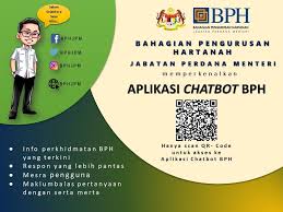 Latarbelakang bahagian pengurusn hartanah, jabatan perdana menteri. Aplikasi Chatbot Bph Yang Jabatan Perdana Menteri Facebook