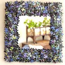 Recycler Les Vieux Puzzles 20 Idees Pour Vous Inspirer Cornici Artigianali Riciclo Creativo