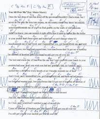 You All Over Me Taylor Swift Guitar Chord Chart Capo 2nd Fret In 2021 Taylor Swift Guitar Guitar Chord Chart Guitar Chords