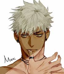 No account needed, updated constantly! Male Anime Dark Skin White Hair 1boy Archer Brown Eyes Closed Mouth Dark Skin Dark Skinned