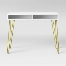Hair Pin Writing Desk Room Essentials Hair Pin Desks White Desks College Desk