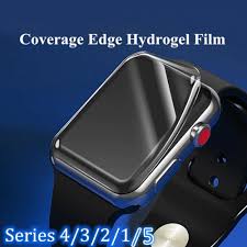 1pcs 2pcs Clear Flexible Hydrogel Apple Watch Screen Protector In 2020