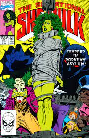 Marvel Superheroes in Peril — - Sensational She-Hulk #20, 1990