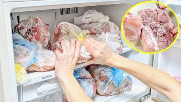 Để thịt trong ngăn đông tủ lạnh: Sau thời gian này, dù thịt có đắt đến mấy cũng phải vứt đi