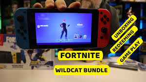 Teen | by warner bros. Fortnite Wildcat Bundle Unboxing Redeeming And Gameplay Youtube