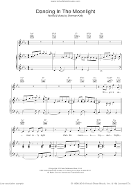 Toploader Dancing In The Moonlight Sheet Music For Voice Piano Or Guitar Dm g c g/b am we like our fun and we never fight, you can't dance and stay uptight. toploader dancing in the moonlight sheet music for voice piano or guitar
