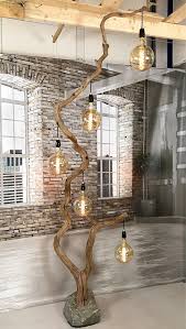 Toutes les produits de la catégorie déco bois. Floor Lamp Of Crooked Old Oak Branch Idee Deco Bois Deco Maison Interieur Deco Bois