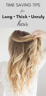 50 haircuts for thick wavy hair to shape and alleviate your beautiful mane. Time Saving Tips For Long Thick Unruly Hair Bit Bauble