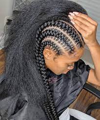 24 Inch Xpression Braiding Jumbo Hair Feed In Braids Hairstyles Braided Hairstyles Braids For Black Hair