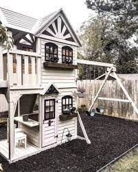 top 10 kids outdoor playhouses from instagram the pink dream playhouse outdoor play houses kids playhouse outdoors