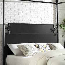 Black metal california king canopy bed. Furniture Of America Mallie Metal California King Canopy Bed In Bronze And Black Walmart Com Walmart Com