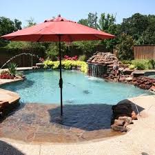 Summer S Meant To Be Spent Poolside If You Re Looking Into Adding A Pool To Your Backyard So You Can Quit Goi Walk In Pool Backyard Pool Swimming Pool Designs