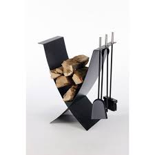 Porte Buches En Acier Atelier Dix Neuf Ekiss Noir Porte Buche Range Buche Panier A Buche