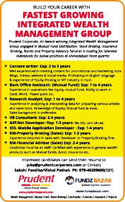 Financial advisors spend much of their time researching and analyzing investment opportunities and meeting with clients and potential clients to go over investment strategies. Rm Financial Advisor Job In Ahmedabad Sales Business Dev Timesascent Com