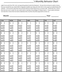 free printable behavior chart 8 free pdf documents