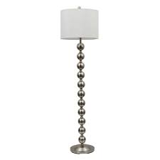 Decor Therapy Stacked Ball Floor Lamp Decor Therapy Floor Lamp Silver Floor Lamp