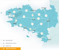Pour améliorer l'attractivité touristique de la bretagne, la région a décidé de promouvoir dix destinations touristiques depuis 2013. Carte 10 Destinations Touristiques Pour La Bretagne Unidivers Fr