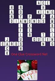 One clue crossword puzzle answers chapter 14. Poker Get Answers For One Clue Crossword Now