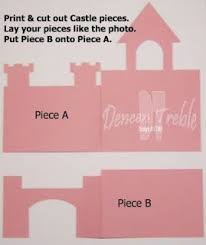 3d Birthday Card Template Free Printable A Path Of Paper Castle Card Template Instructions Card Making Templates Paper Castle Template Birthday Card Template