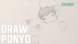 Learn To Draw Easily Draw Ponyo Youtube See a recent post on tumblr from @distortedbabi about ponyo. learn to draw easily draw ponyo