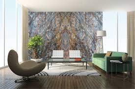 Living Room Bookmatched Fusion Feature Wall Interior Design Degree Interior Design Games Nyc Interior Design