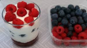 · super easy and healthy low carb diabetic breakfast cookies recipe with just 8 ingredients and ready in 20 minutes. Healthy Berry Breakfast Parfait Recipe Make Ahead Easy Summer Ideas