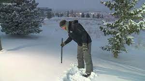 Record Snow In Denver On New Year S Eve 9news Com