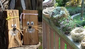 Kurze pause machen und die nussmasse von den behälterinnenwänden mit dem stopfer nach unten drücken. Naturliche Osterdeko Fur Garten Selber Basteln Aus Holz Freshouse