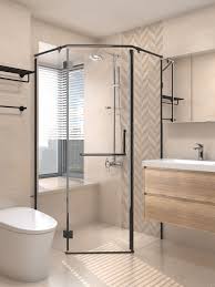 Besides the design of a modern small bathroom like we mentioned above that might be the result of your own design. Small Modern Bathroom Idea That Makes The Most Of A Little Space