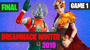 The fully online event will be broadcast on twitch and boast a monthly $250,000 prize pool until january 2021. Fortnite Dreamhack Winter Grand Final Game 1 Highlights Youtube
