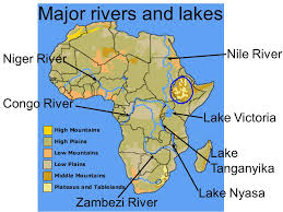 The catchment and river network delineations for the chad, congo, niger, nile, orange and zambezi basins are shown in figure 2. Physical Geography Of Africa Ppt Video Online Download