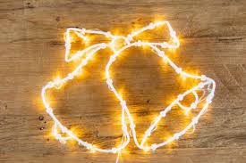 Led lichterkette, schneeflocke fenster, weihnachtsbeleuchtung innen warmweiß für weihnachten geburtstag party hochzeit, 94er leds lichtervorhang außen ip44 24v niederspannung 8 modi 3,6m. Led Fenster Silhouette 2 Glocken Christbaum Beleuchtung De