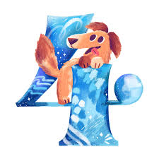 Verjaardagskaart 4 Jaar Puppy Jongen Kaartje2go
