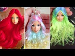 Barbie Doll Hairstyles 2018 How To Make Barbie Hairstyle New Barbie Hair Transformation Youtube Barbie Hairstyle Doll Hair Barbie Hair