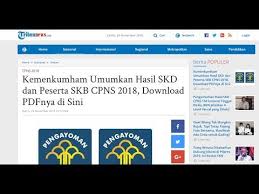 Check spelling or type a new query. Contoh Soal Cpns 2018 Download Pdf Pengumuman Lokasi Dan Peserta Skb Cpns Kemenkumham Icpns