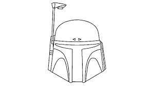 Helmet Helmet Boba Fett Drawing Both photos are taken from the inside to make it a bit easier to see exactly where i put my metal ruler and creased the cardboard. helmet helmet boba fett drawing