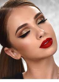 Zolotoj Makiyazh Krasnye Guby Zolotoj Makiyazh Krasnye Guby Miladies Net Ukrasheniya Maquillage Yeux Maquillage Soiree Maquillage Dore