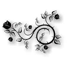 14 Rose Drawing Vector Images Black Rose Vector Flowers Body Art Tattoos