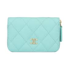 Chanel Coin Purse Tiffany Blue Caviar With Light Gold Hardware 2018 At 1stdibs