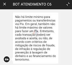 Com o pix, o dinheiro cai na hora! Limite De Transferencia Pelo Pix No C6 Bank Conta Corrente