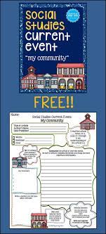 Current Event Worksheet Community Social Studies Worksheets Third Grade Social Studies Current Events Worksheet