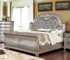 Make your bedroom feel like new again with the addition of the. Fromberg Sleigh Bedroom Set Champagne By Furniture Of America Furniturepick
