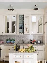 mirrored kitchen cabinets house